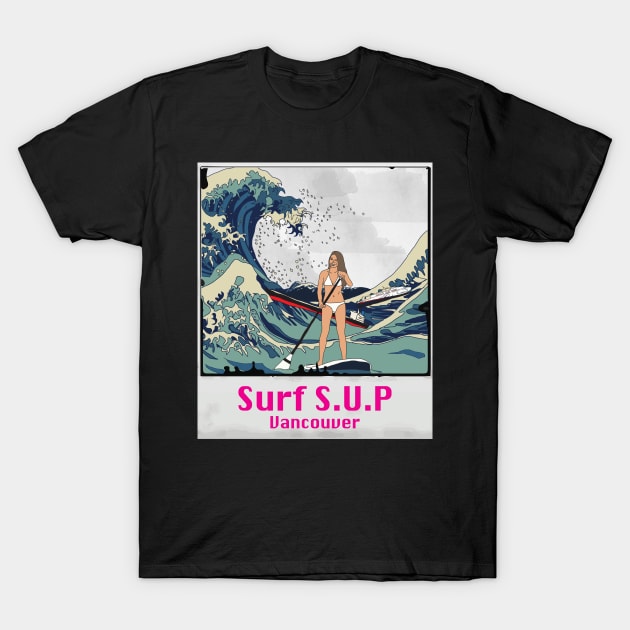 8ts Surfs SUP T-Shirt by kewlwolf8ts